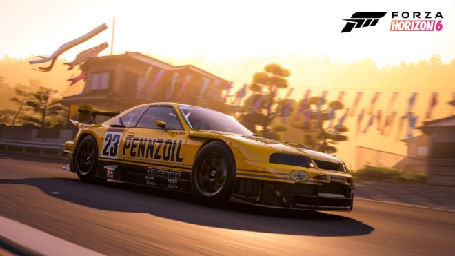 Screenshot from Forza Horizon 6 shows the Nissan Skyline GT-R