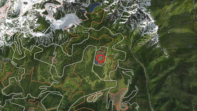 Location of Hirosaki Castle in Forza Horizon 6