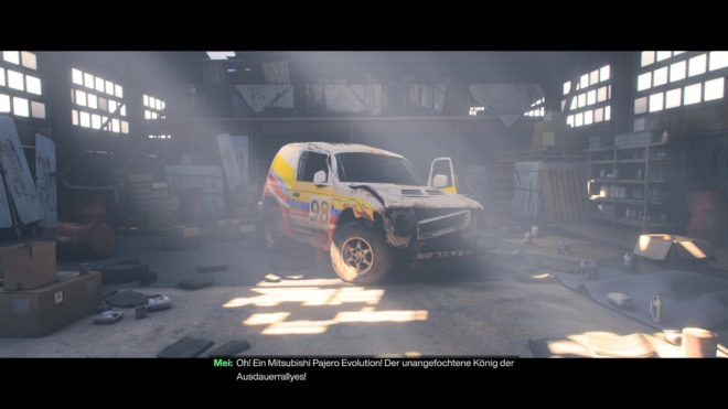 Barn Find Mitsubishi Pajero Evolution.