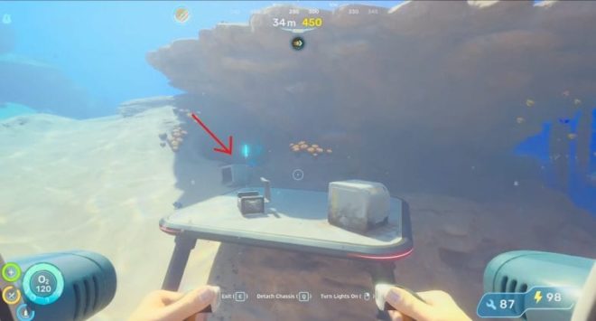 Salvage site biobed location