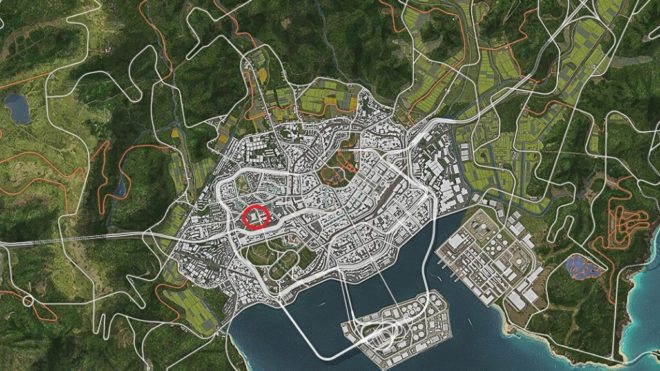 Location of Tokyo Tower in Forza Horizon 6