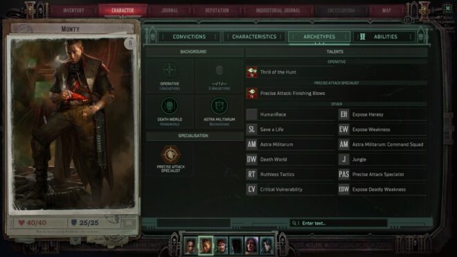 Впечатления от ЗБТ Warhammer 40000: Dark Heresy