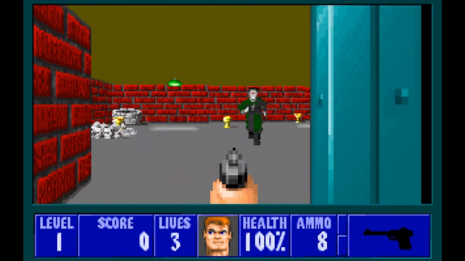 Геймплей Wolfenstein 3D Геймплей Wolfenstein 3D