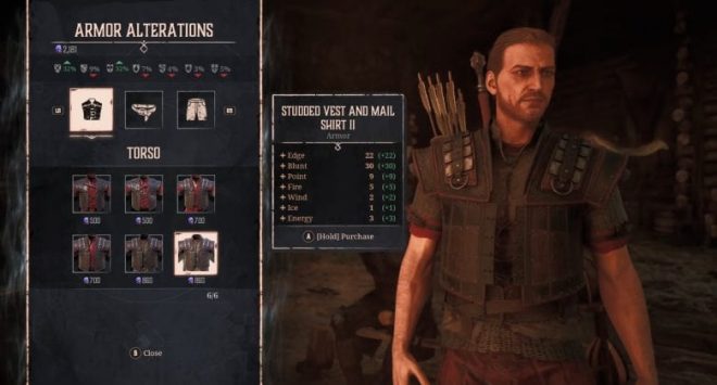 Armor stats