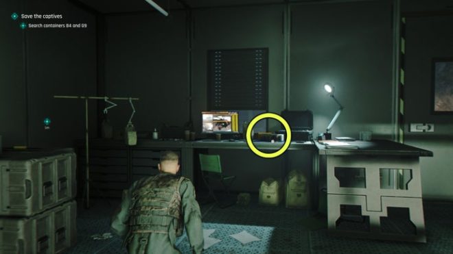 A screenshot from 007 First Light, showing the location of the Satellite Part in the Iceland chapter.
