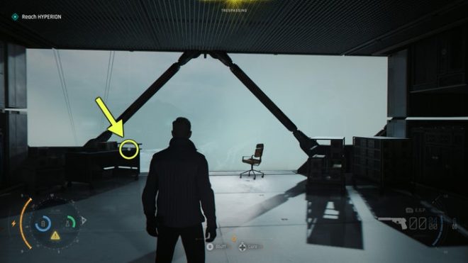A screenshot from 007 First Light, showing the location of the Iceland Postcard in Wave Of The Future.