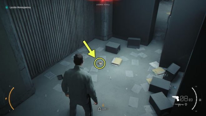 A screenshot from 007 First Light, showing the location of the MI6 Postcard in the For England mission.