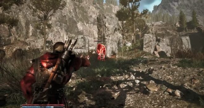 Fire Spell in Combat
