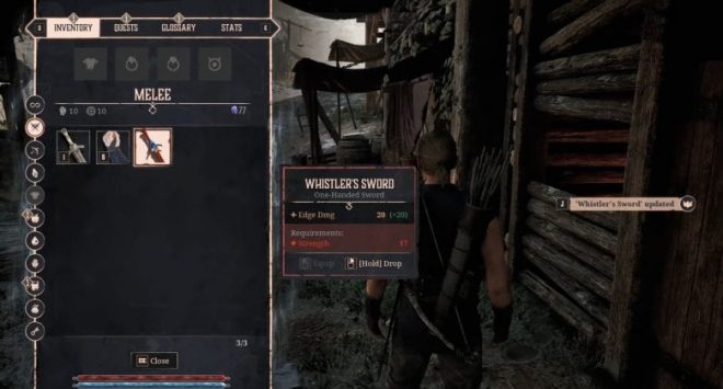 Buying Whistler's Sword