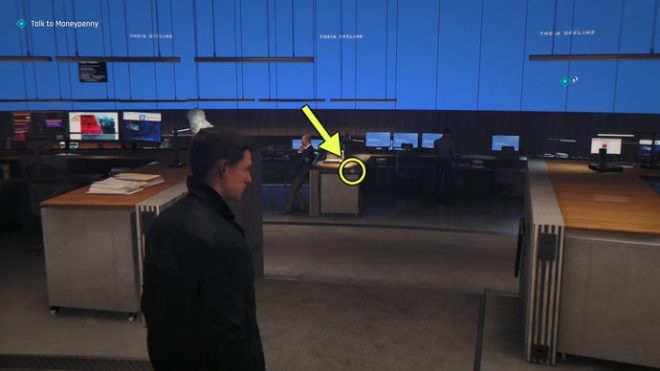 A screenshot from 007 First Light, showing the location of the Niko Murto Memento in Man Of The Hour.