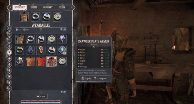 Buying Crawler Plate Armor