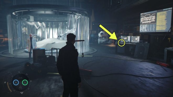 A screenshot from 007 First Light, showing the location of the Q Intel in the Going Old School Chapter.