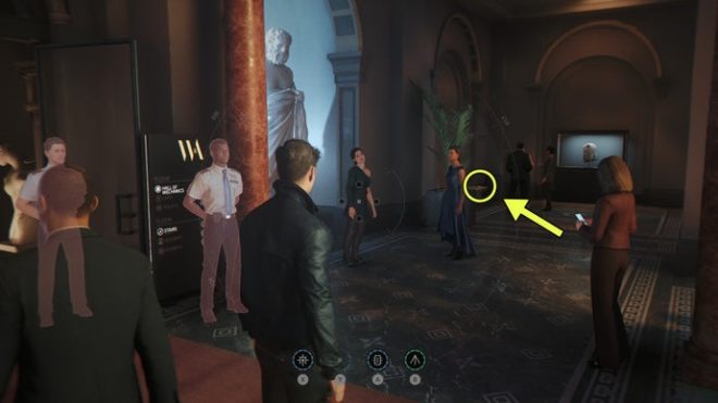 A screenshot from 007 First Light, showing the location of the 8 Of Acorns Card.