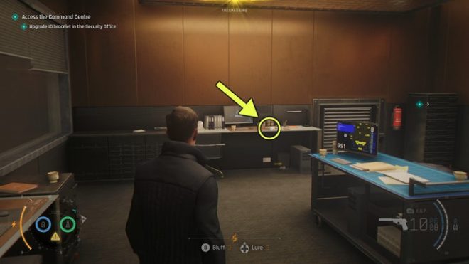 A screenshot from 007 First Light, showing the location of the m Intel in the Wave Of The Future Chapter.