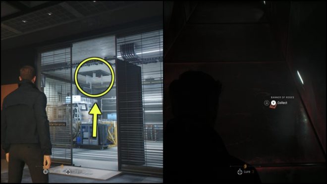 A screenshot from 007 First Light, showing the location of the Banner Of Roses card.