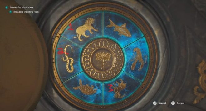 Dining room symbol puzzle