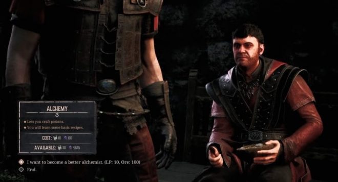 Learning Alchemy Skill