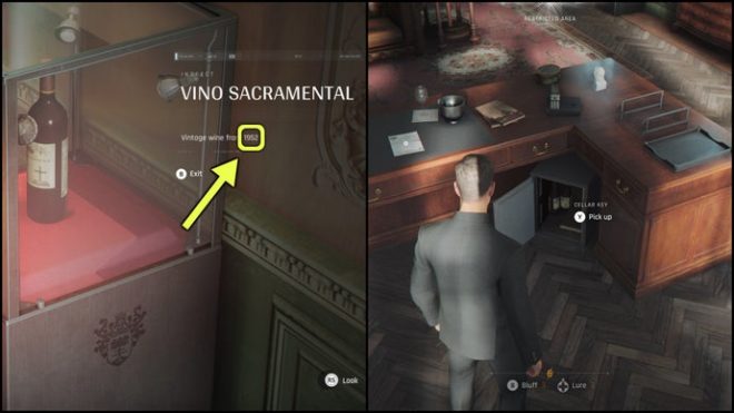 A screenshot from 007 First Light, showing the location of the 6 Of Roses Card.