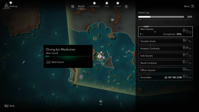 Diving for Medicines Quest