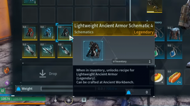 Lightweight Ancient Armor Schematic
