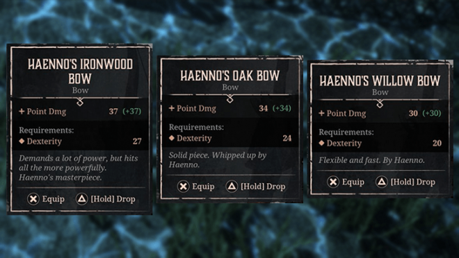 Haenno Bow Rewards