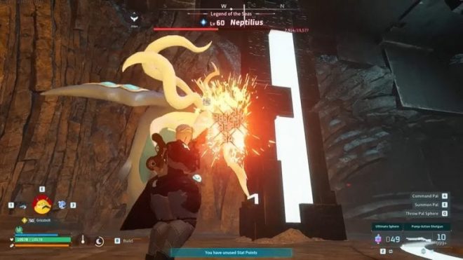 Neptilius Boss Fight