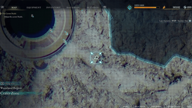 Crater Fortress Chapter 8 Location