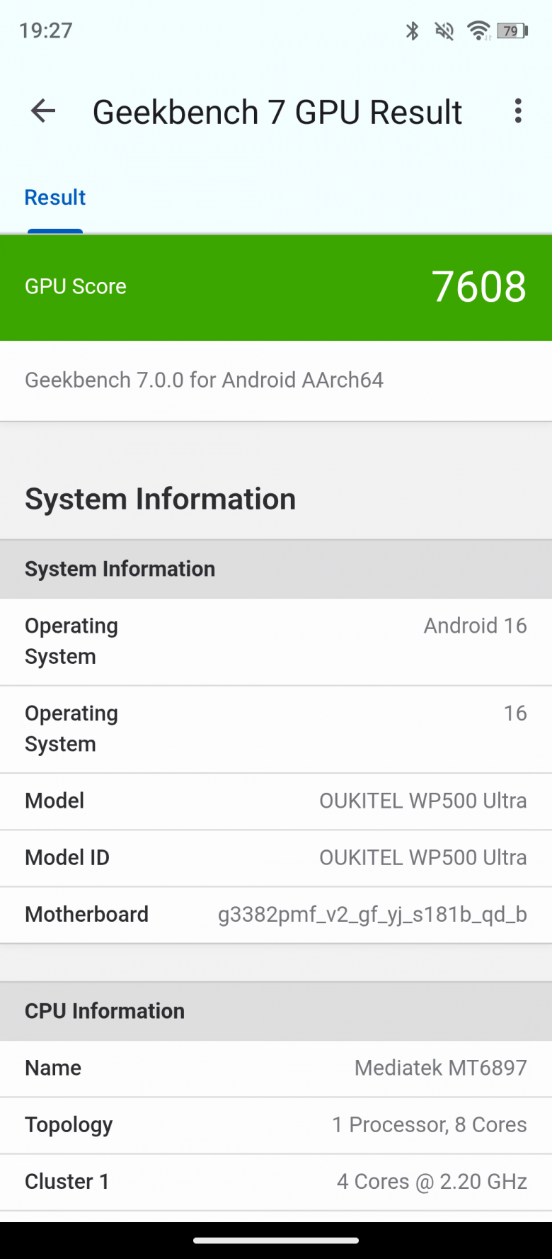 OUKITEL WP500 Ultra