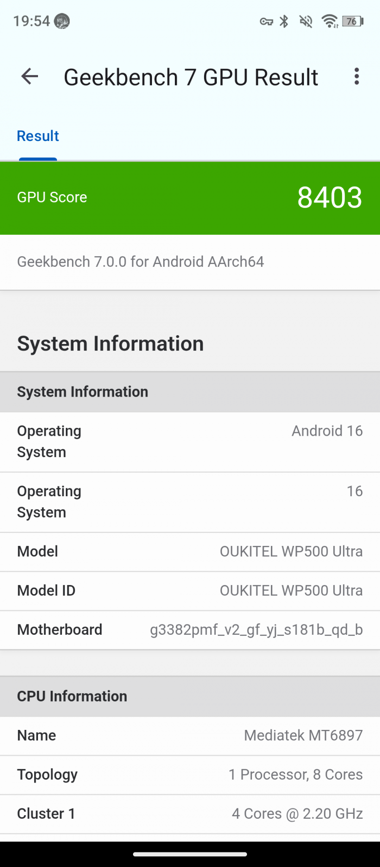 OUKITEL WP500 Ultra
