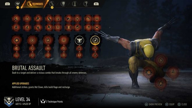 Brutal Assault Marvel's Wolverine