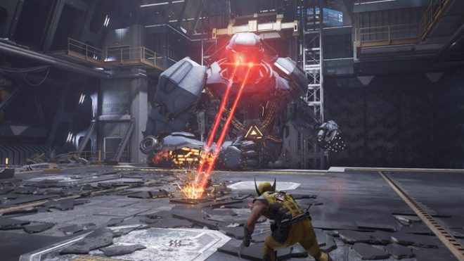 wolverine sentinel prototype laser eyes attack