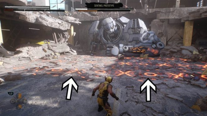 wolverine sentinel prototype ground strike x and o markers