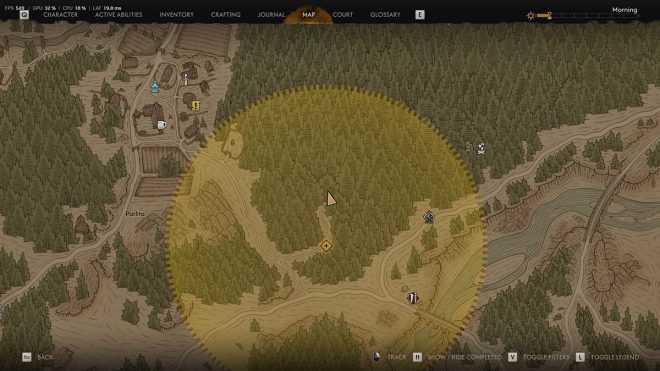 Boar's back treasure chest location