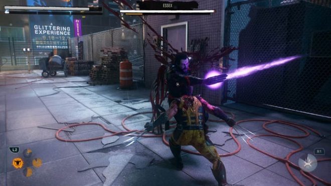 wolverine essex purple blade sword attack