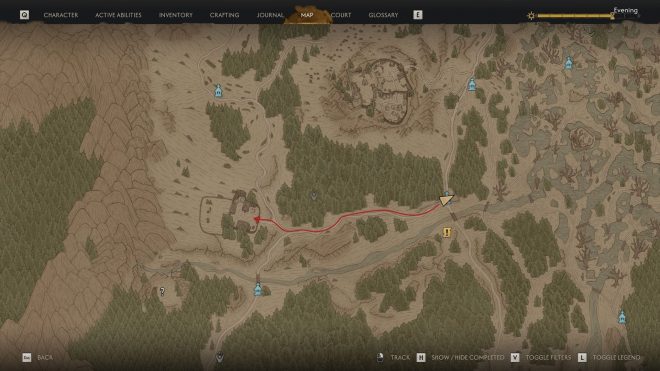 The map is tied to Ambrus's questline (Image via Rebel Wolves)