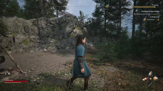 Coen pursues a limited-time quest in The Blood of Dawnwalker