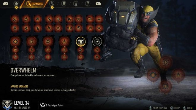 Overwhelm Marvel's Wolverine