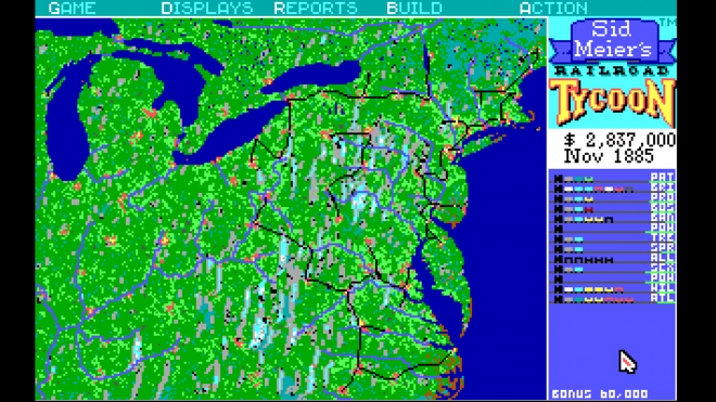 Sid Meier's Railroad Tycoon (1990) Sid Meier's Railroad Tycoon (1990)
